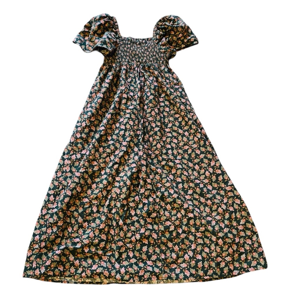 DIP Bridgerton Maple Leaf Off The Shoulder Puff Sleeve Midi Dress - Picture 2 of 6